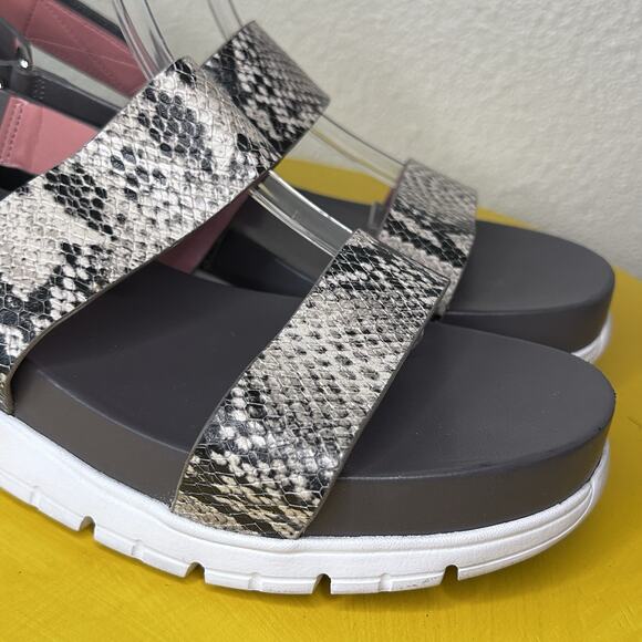 Cole Haan Zerogrand Criss Cross Comfort Sandals Snakeskin Women's Size 10 B - Picture 7 of 15